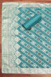 Lavender Tissue Chanderi Embroidered Unstitched Suit Set image number 3