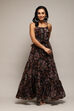 Black Polyester Tiered Dress image number 0