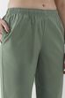 Blue Cotton Slim Pants image number 1