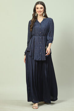 Navy LIVA Co-ord Set image number 5