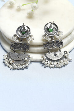 Green Brass Drop & Danglers image number 2