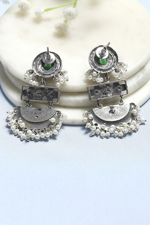 Green Brass Drop & Danglers image number 2