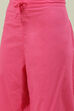 Pink Printed Layered Kurta Palazzo Suit Set image number 4