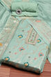 Pink Silk Blend Woven Floral Unstitched Suit Set image number 0