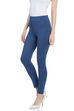 Indigo Cotton And Art Silk Leggings image number 2