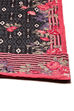 Black Cotton Double Layered Suit Set With Reversible Dupatta image number 3