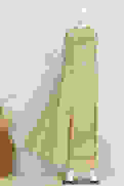 Beige Tissue Embroidered Unstitched Suit Set image number 4