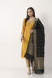Green Black Art Silk Dupatta image number 0