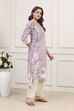 Green Viscose Rayon Printed Straight Kurta image number 4