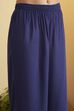 Purple Poly Satin Yarndyed Straight Kurta Set image number 2