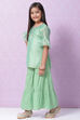 Yellow Art Silk Straight Kurta Set image number 3