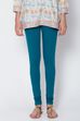 Fuschia Cotton Blend Solid Churidar image number 1