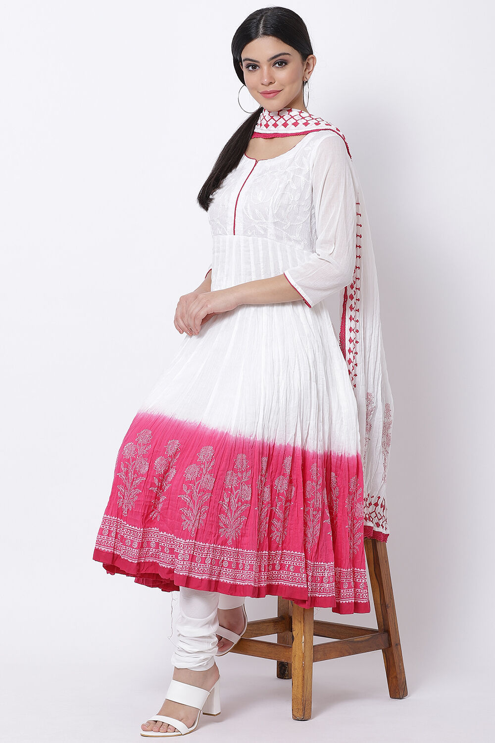 Cotton anarkali kurtis biba new arrivals