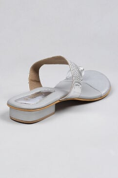 Silver Braided Flats image number 5