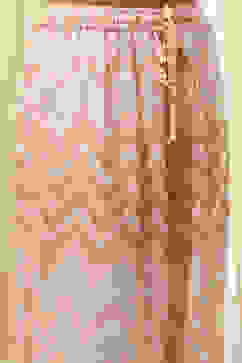 Beige and White Cotton Straight Suit Set image number 2