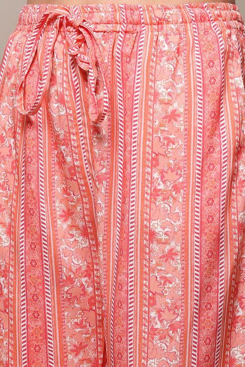 Purple Rayon Printed 2 Piece Sleepwear Set image number 2