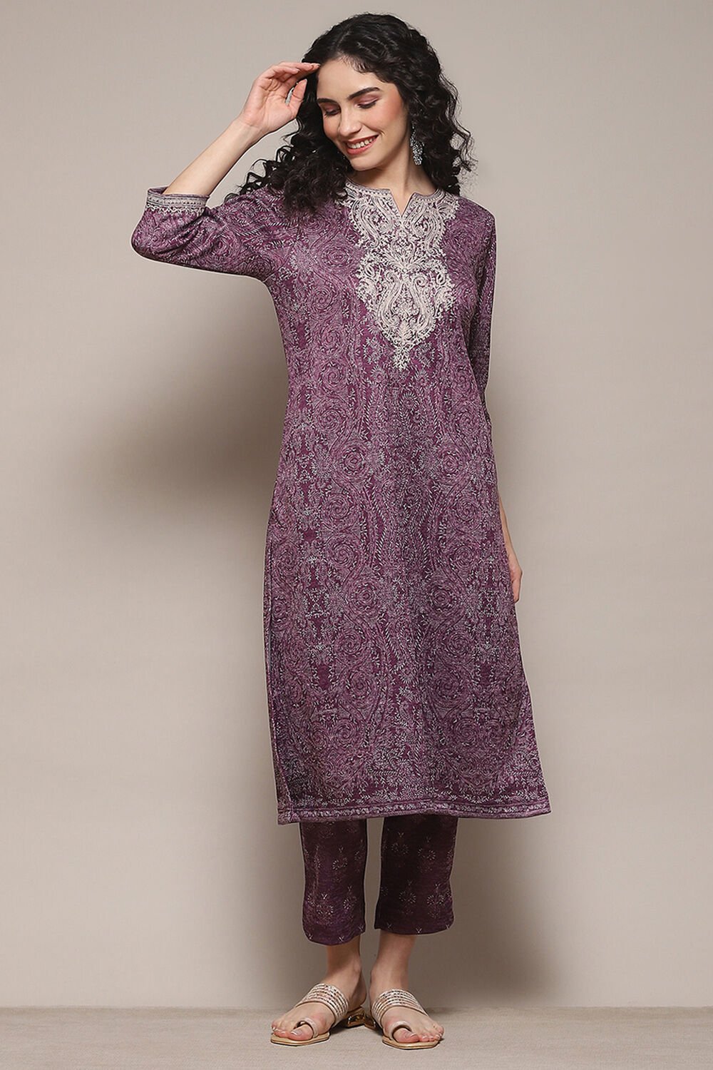 Woolen kurtis sales by biba