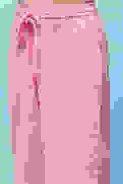 Mint Blue Cotton Yoke Embroidered Kurta With Solid Palazzo image number 2