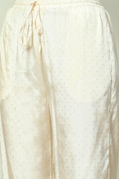 Off White Viscose Palazzo image number 1