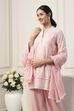 Pink Cotton Floral Printed Regular Suit Set image number 7