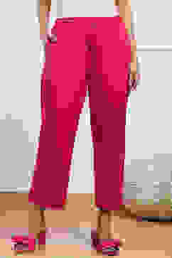 Fuschia Cotton Straight Pant image number 4