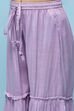 Lilac Rayon Gathered Printed 2 Piece Set image number 2