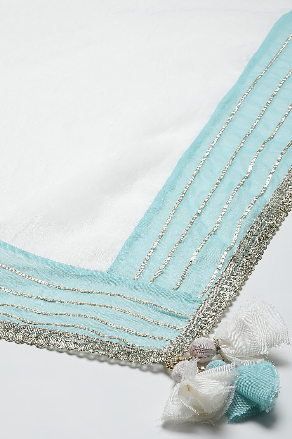 Fuchsia Cotton Straight Kurta Pants Suit Set image number 7