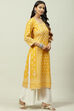 Blue Cotton Straight Kurta image number 3