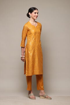 Ochre Rayon Flared 2 Piece Set image number 5