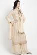 Neutral Georgette Easy Stitch Suit Set image number 2