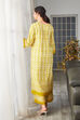 Lime Yellow Rayon Straight Kurta Set image number 4