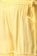 Yellow Cotton Blend Gathered Kurta Sharara Suit Set
