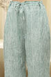 Green Cotton Screen Print Unstitched Suit Set image number 3