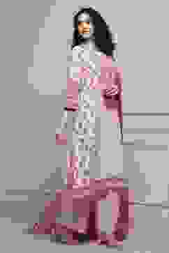 Rust Cotton Straight Suit Set image number 5