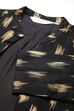 Black Cotton Three Piece Fusion Wear Set image number 1