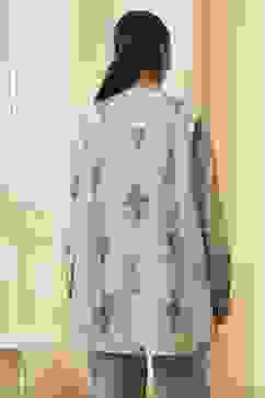 Beige Pure Cotton Shirt-Style A-Line Short Kurta image number 3