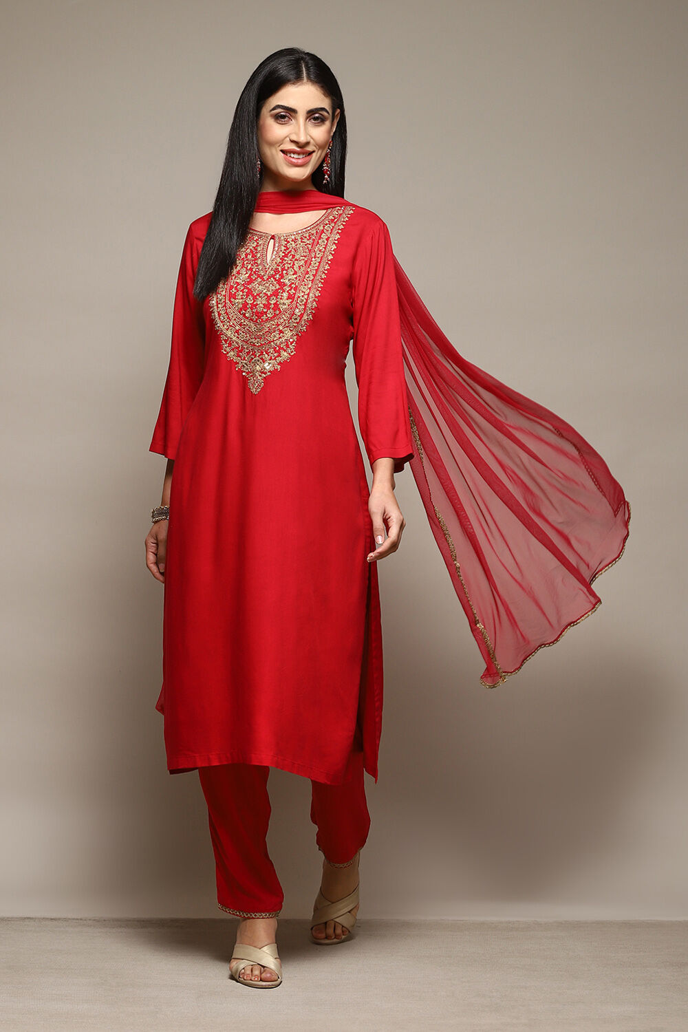Churidar with parallel pants cheap