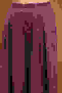 Purple Cotton Printed A-Line Suit Set image number 6