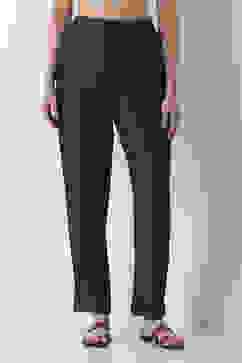 Blue Tencel Slim Pants image number 4