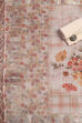 Peach-Colored Cotton Blend Unstitched Suit Set image number 2