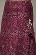 Wine Viscose Lehenga Set image number 7