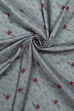 Peach Silk Tussar Handloom Unstitched Suit Set image number 2