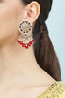 Maroon Alloy Earrings image number 1