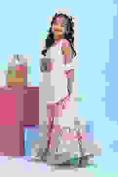 Pink Cotton Printed Straight Suit Set image number 3