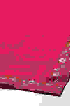 Fuchsia Poly Cotton Straight Kurta Sharara Suit Set image number 3