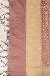 Purple Chanderi Banarsi Weave Unstitched Suit Set image number 4