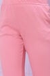 Pink Cotton Anarkali Kurta Churidar Suit Set image number 5
