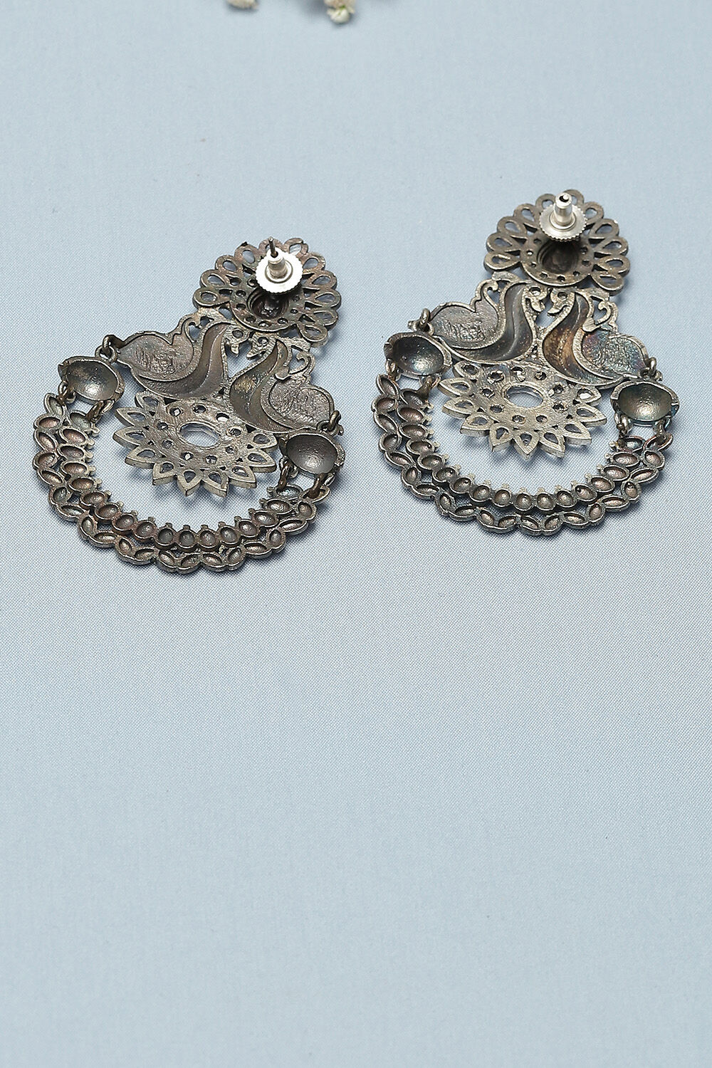 Oxidised White Chandbalis image number 2