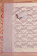 Pink Cotton Printed Embroidered Unstitched Suit Set image number 3