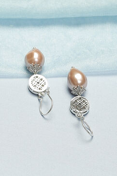 Taupe Brass Earrings image number 2